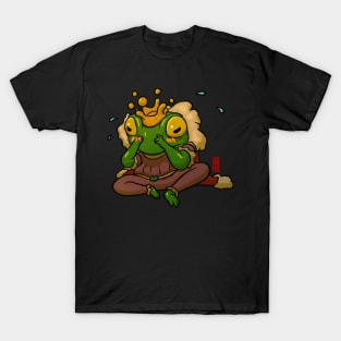 shy frog prince T-Shirt